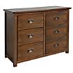 Boston 3 & 3 Drawer Wide Chest