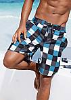 Buffalo Checked Swim Shorts