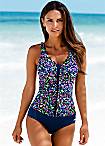 LASCANA Floral Print Swimsuit