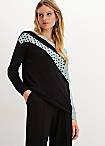 Long Sleeve Cut-Out Detailed Shift Dress