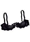 Petite Fleur Gold Sexy Quarter-cup Bra