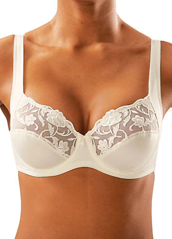 Felina Embroidered Underwired Bra