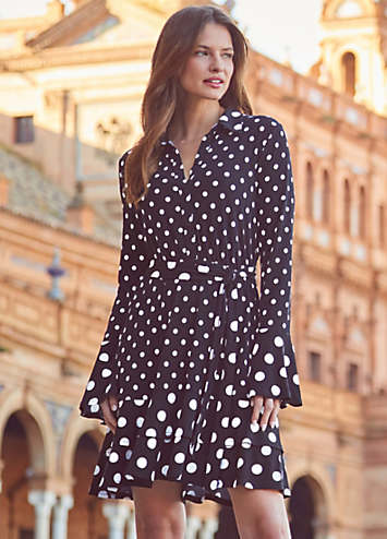 Firetrap Beaded Peplum Dress
