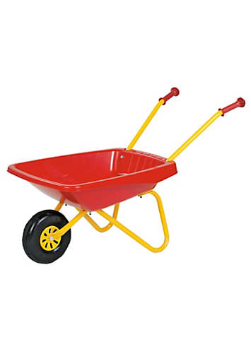 Red & Yellow Metal Wheelbarrow