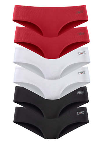 Vivance Active Pack of 3 Hipster Briefs