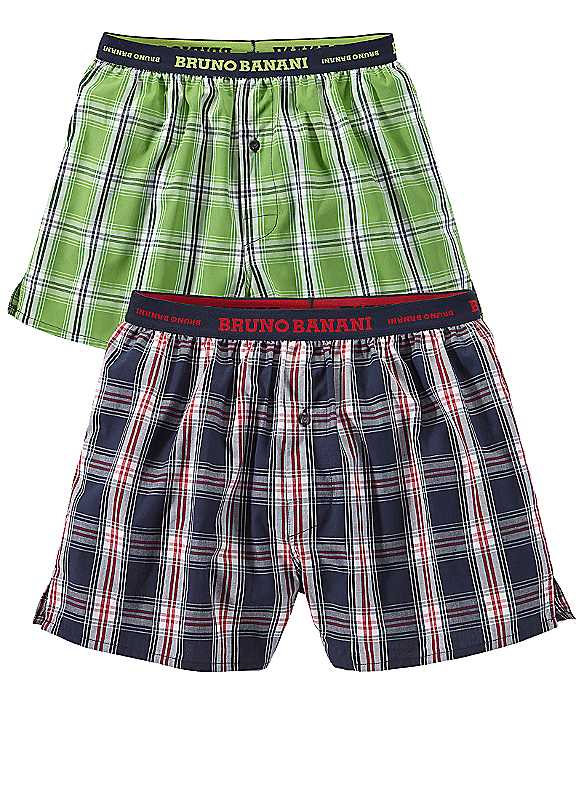 Bruno Banani Pack of Two Woven Boxers Bruno Banani Pack of Two Woven Boxers