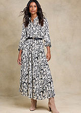 French Connection Striped Maxi Dress