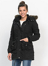 Quilted Parka Coat