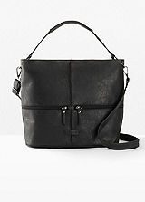 Ruched Shoulder Leather Jacket
