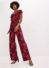 Sleeveless Wrap Effect Dress