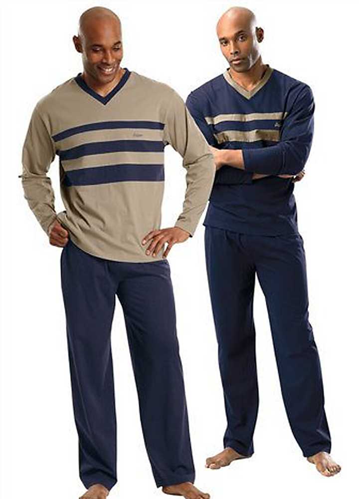  مريحة ..وانيقة للشباب Le-Jogger-Pack-of-2-Long-Pyjamas~746966FRSP