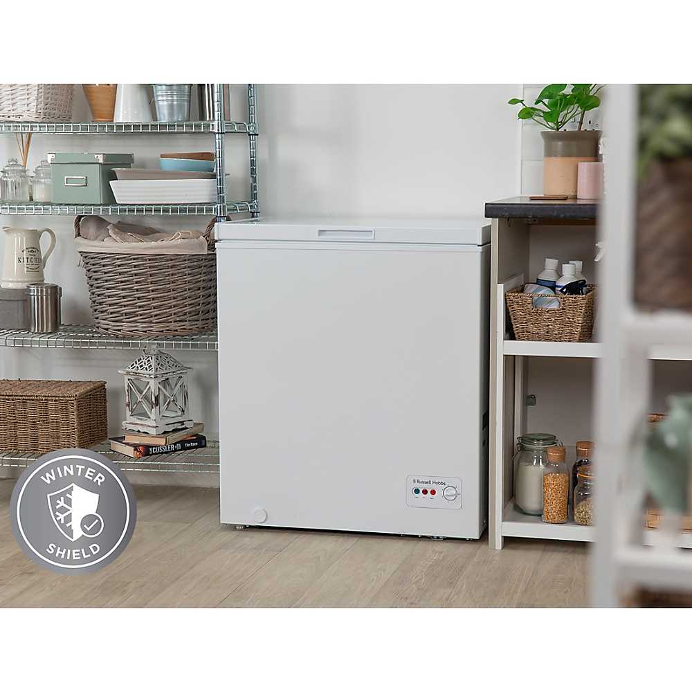 Russell Hobbs 150 Litre Chest Freezer White Freemans